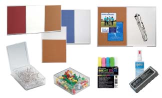 Open Face Combo Boards | Cork Boards & Dry Erase Boards (METAL FRAMED)