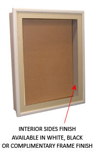 Lighted 20 x 30 Shadow Box Display Case - Enclosed Bulletin Board