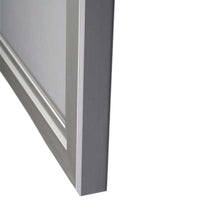 Lockable Cork Board has mitered corners for a sleek, modern look.
