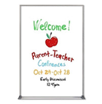 Value Line 12x18 White Dry Erase Marker Board with Aluminum Frame