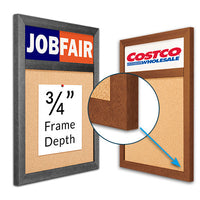 18x18 Wood Frame Profile #361 Has an Overall Frame Depth of 3/4"