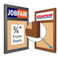 30x72 Wood Frame Profile #362 Has an Overall Frame Depth of 3/4"