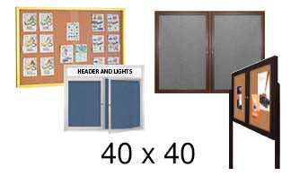 40x40 Cork Boards - All Styles
