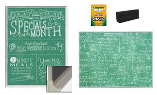Aluminum Framed Green Chalkboards (40+ VALUE LINE Chalk Board)