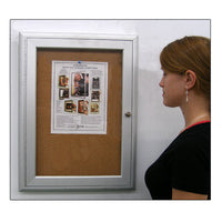 11 x 14 Outdoor Enclosed Bulletin Boards | Radius Edge Cabinet Corners