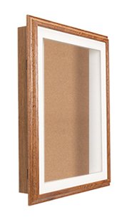 22x28 Oak Wood Framed Cork Board