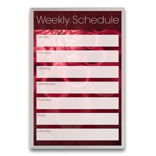 YOUR CUSTOM PRINTED IMAGE onto MAGNETIC 24x48 WHITE STEEL DRY ERASE BOARD