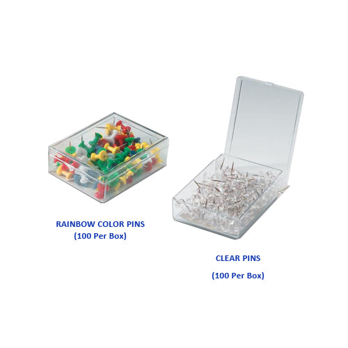 THESE HARD PLASTIC PUSH PINS ARE IDEAL FOR THIS CORK BOARD SURFACE
