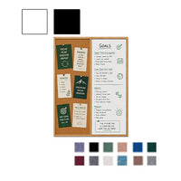 Value Line Combo Board 30x40 Wood Framed Cork Bulletin Marker Board (Open Face with Wood Trim)