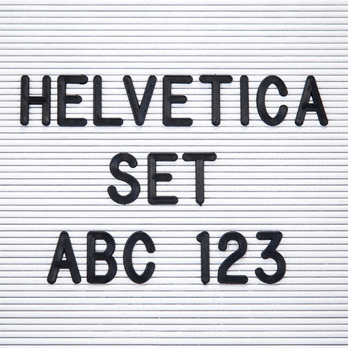 3/4 inch Helvetica Letter Board Letters