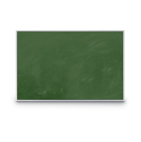 12x72 Magnetic Green Chalk Board with Aluminum Frame (Porcelain on Steel)