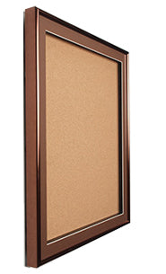 Designer 27x41 Cork Board with Metal Frame Profile
