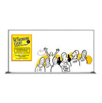 36x72 Magnetic White Dry Erase Marker Board with Aluminum Frame