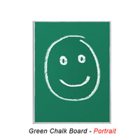 48x84 MAGNETIC GREEN CHALK BOARD with PORCELAIN ON STEEL SURFACE (SHOWN IN PORTRAIT ORIENTATION)