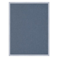 Vinyl over Cork Bulletin Board 12x16 (Open Face with Silver Trim) - Grey Vinyl