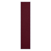 Vinyl over Cork Bulletin Board 12x60 (Open Face with Silver Trim) - Burgundy Vinyl