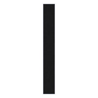 Vinyl over Cork Bulletin Board 12x96 (Open Face with Silver Trim) - Black Vinyl
