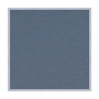 Vinyl over Cork Bulletin Board 16x16 (Open Face with Silver Trim) - Grey Vinyl