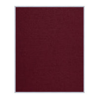 Vinyl over Cork Bulletin Board 24x30 (Open Face with Silver Trim) - Burgundy Vinyl