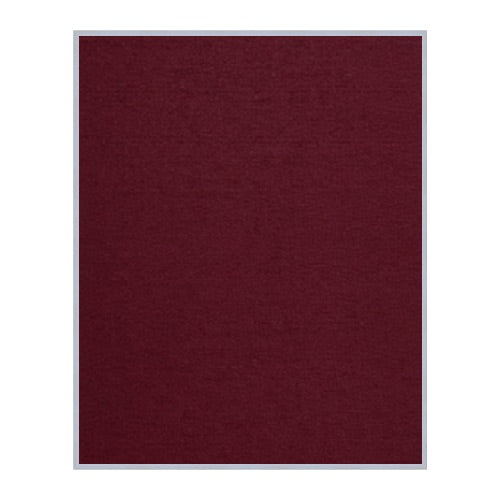 Vinyl over Cork Bulletin Board 24x30 (Open Face with Silver Trim) - Burgundy Vinyl