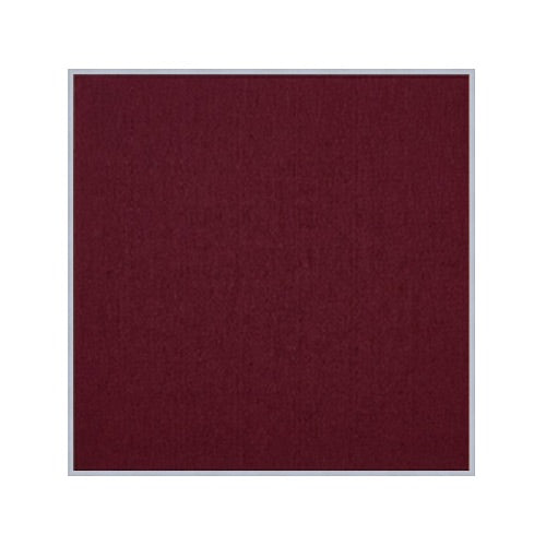 Vinyl over Cork Bulletin Board 30x30 (Open Face with Silver Trim) - Burgundy Vinyl