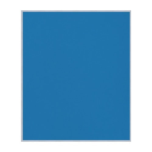 Vinyl over Cork Bulletin Board 30x36 (Open Face with Silver Trim) - Barcelona Blue Vinyl