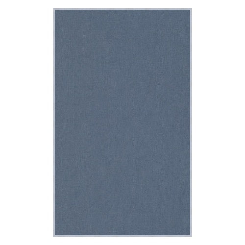 Vinyl over Cork Bulletin Board 36x60 (Open Face with Silver Trim) - Grey Vinyl