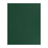 Vinyl over Cork Bulletin Board 40x50 (Open Face with Silver Trim) - Hunter Green Vinyl