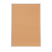 Access Cork Board™ 40"x50" Open Face Recessed Shadow Box Style Designer 43 Metal Framed Recessed Cork Bulletin Board