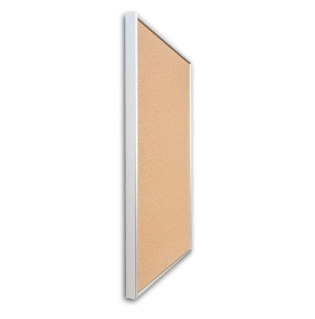 Access Cork Board™ 30" x 30" with DEEP STYLE Open Face Designer Metal Framed Bulletin Board