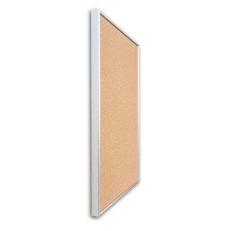 Access Cork Board™ 14" x 22" DEEP STYLE Open Face Designer Profile 43 Metal Framed Bulletin Board