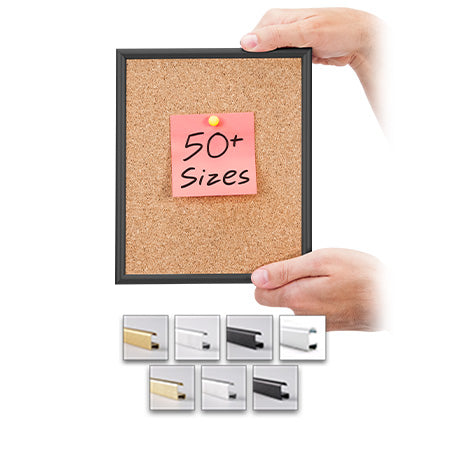 OFFICE SCHOOL USE CLASSIC NATURAL CORK PIN NOTICE BOARD WITH FREE PUSH PINS