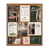 WIDE WOOD 30x36 Framed Cork Bulletin Board (Open Face with 2" Wide Wood Frame)