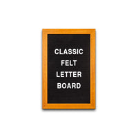 Access Letterboard 7 x 11 Open Face 361 Wood Framed FELT Letter Board