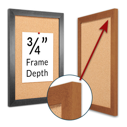 20x20 Wood Frame Profile #361 Has an Overall Frame Depth of 3/4"