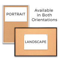 Choose from Portrait and Landscape Orientations