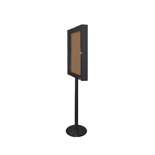 Outdoor Enclosed Bulletin Board Stand 11 x 17