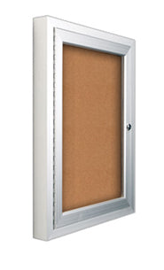 Outdoor Cork Board Poster Cases with Interior Lighting