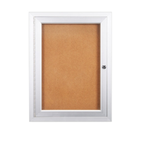 19 x 31 Indoor Enclosed Bulletin Boards with Light (Single Door)