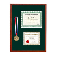 Indoor Wood Slim Style Memorabilia Bulletin Board Case