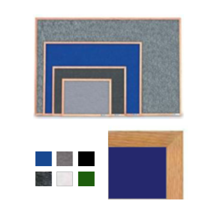 Value Line Wood Framed 12x96 EASY-TACK Display Boards (Open Face with Wooden Frame)