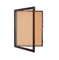 Extra Large Designer Wood Enclosed Bulletin Cork Board SwingFrames 48x72